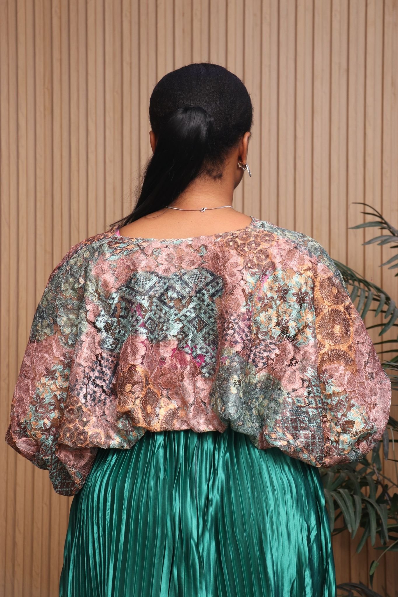 AYOBAMI Chantilly/Plisse Coordinate set