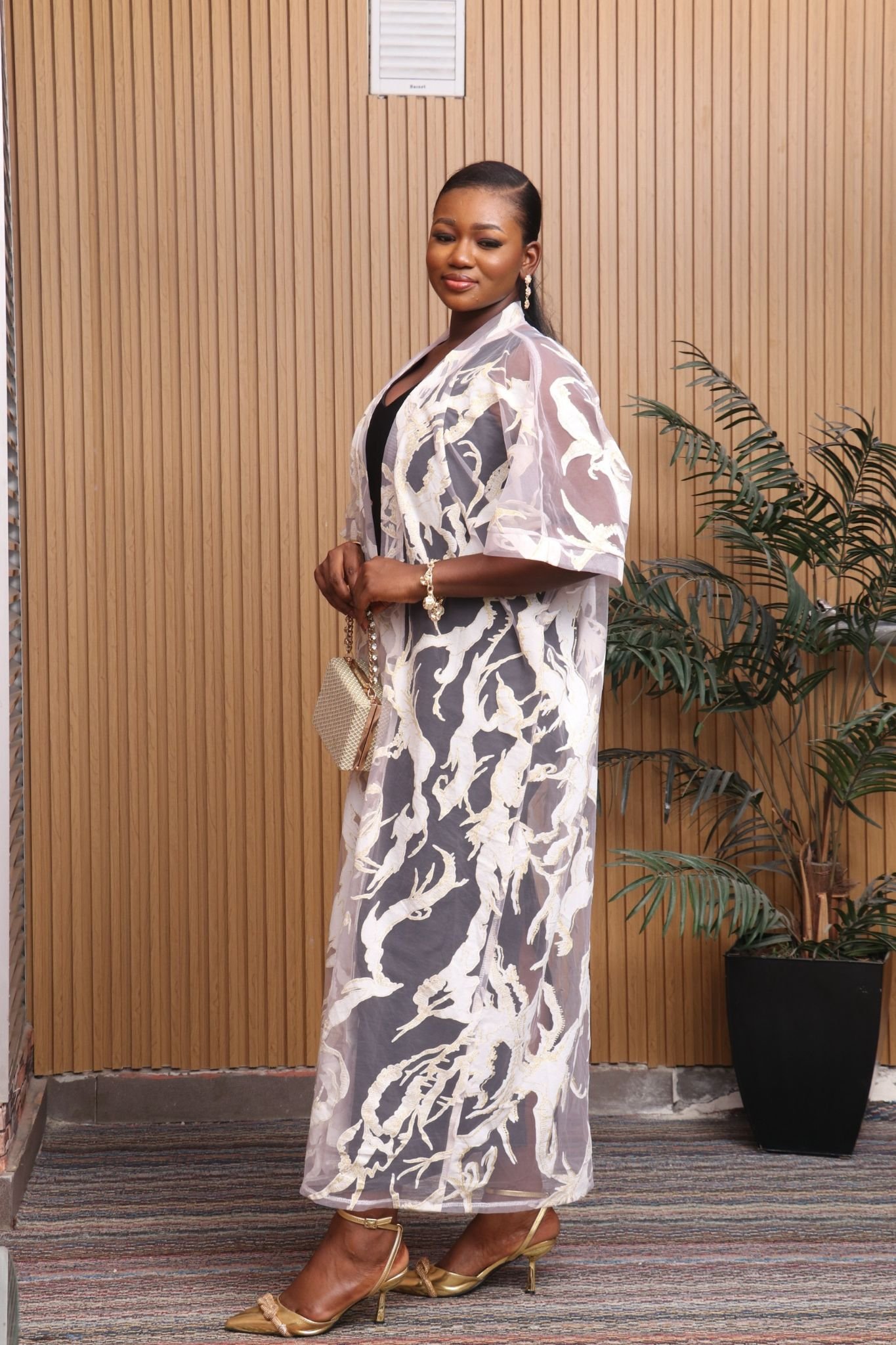 KIM Oganza Brocade 2-PC Kimono Set