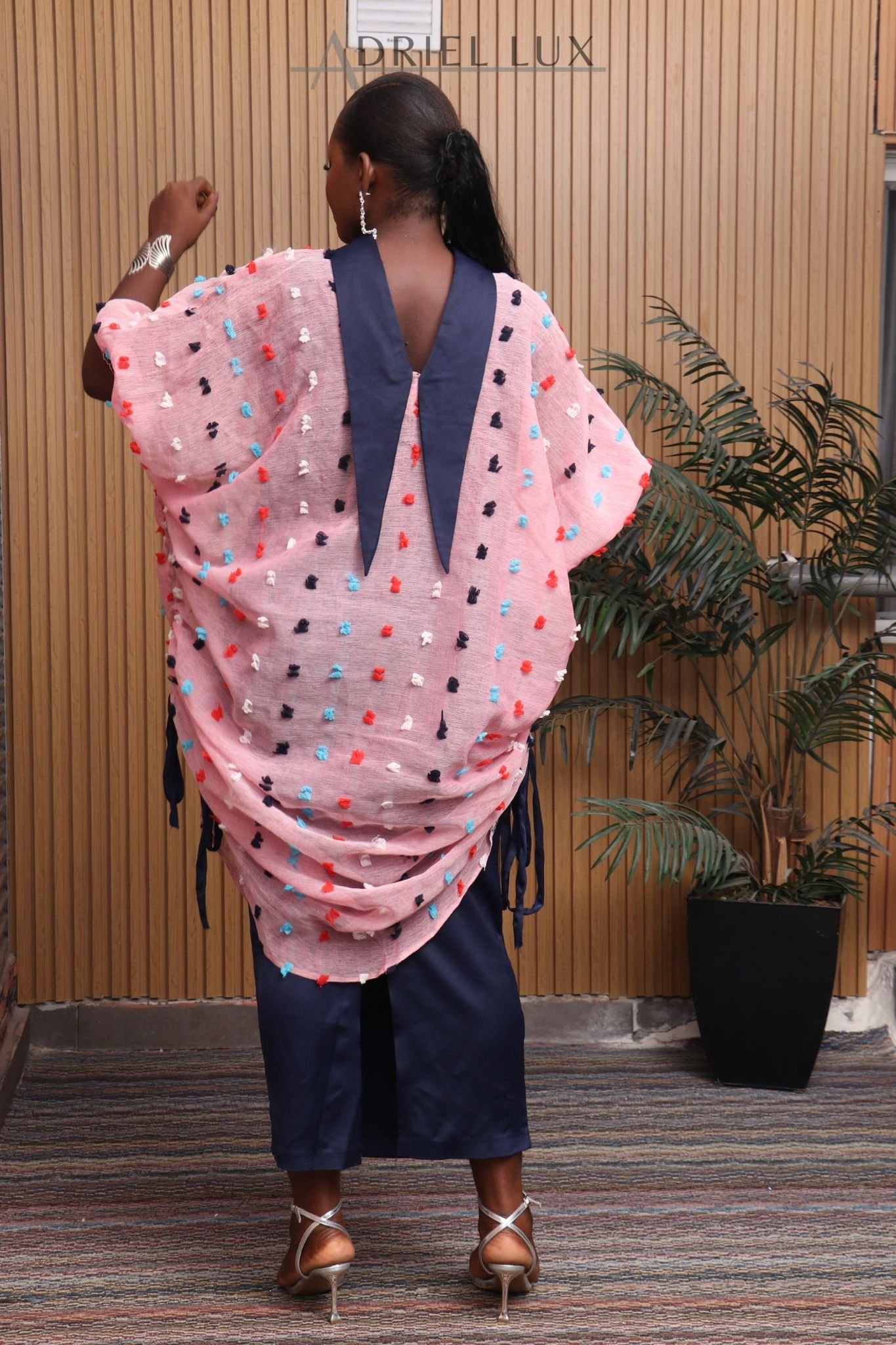OMOTOLA 3D-Embellished 3 Piece Boubou Set