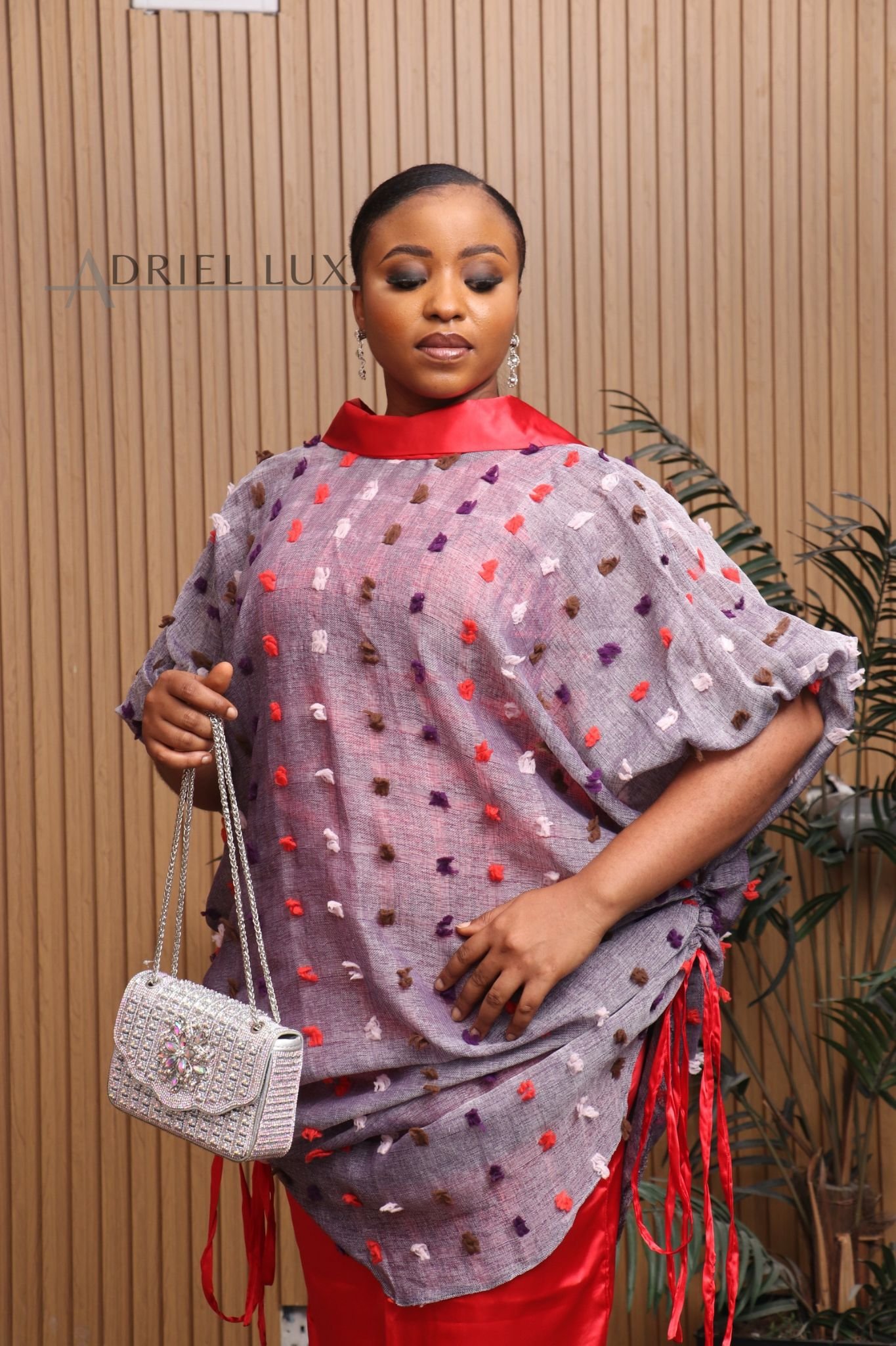 OMOTOLA 3D-Embellished 3 Piece Boubou Set