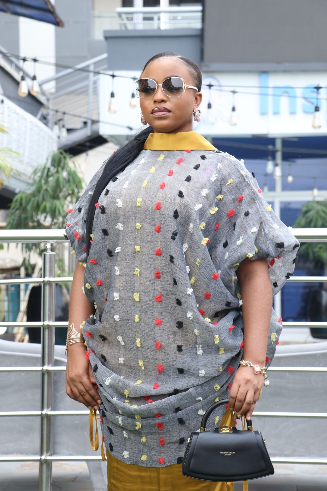OMOTOLA 3D-Embellished 3 Piece Boubou Set