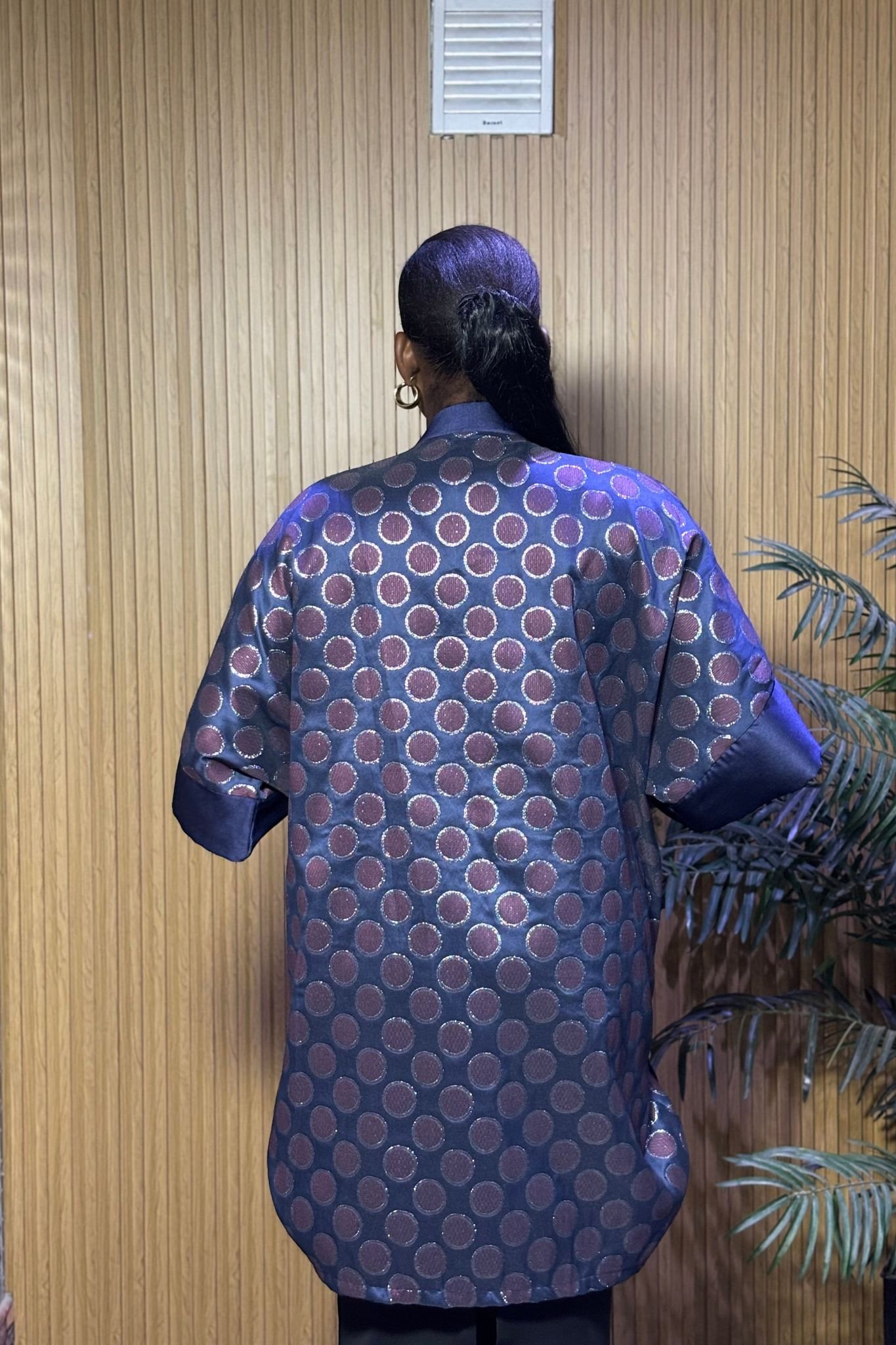 The FUNKE08Kimono top- Bue/Multi 