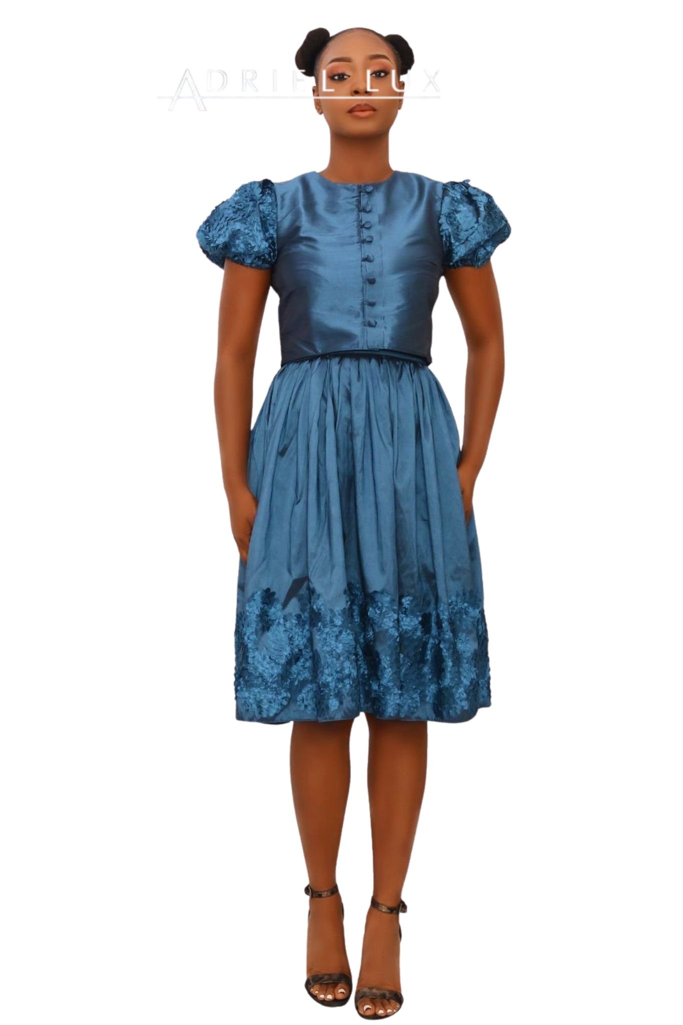 3D-Embellished 2-Pc Coordinate Set