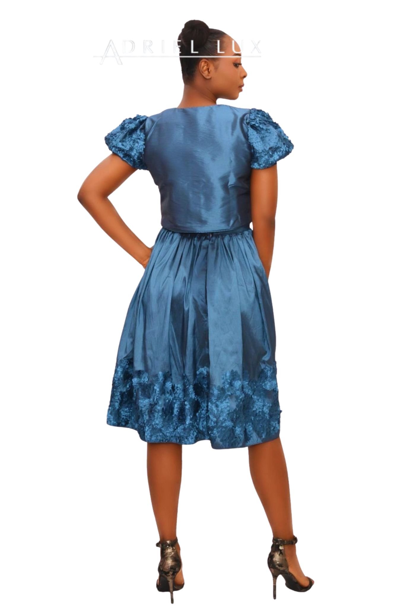 3D-Embellished 2-Pc Coordinate Set