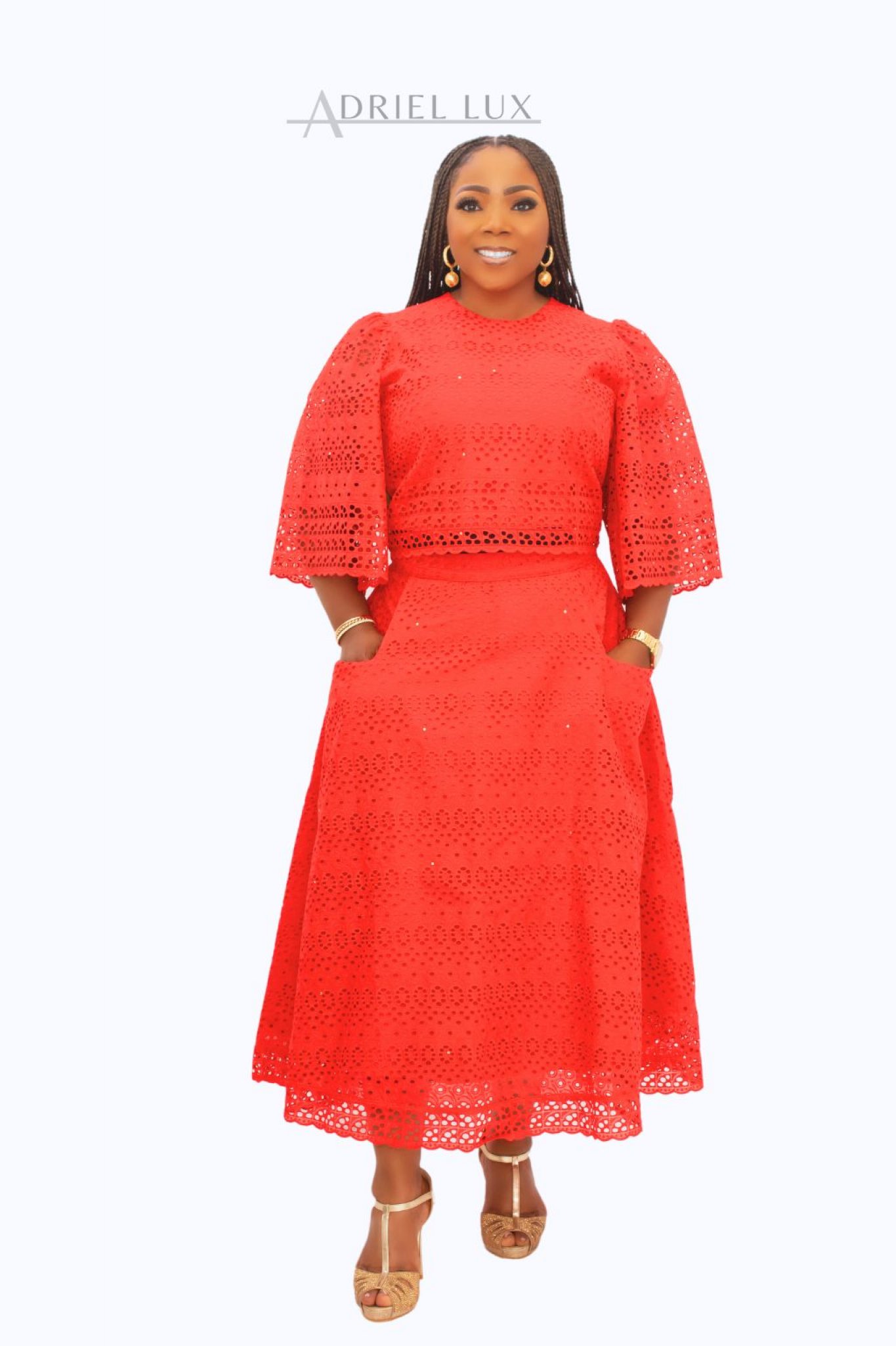 BUJU Dry Lace 2PC Co-Ord Set