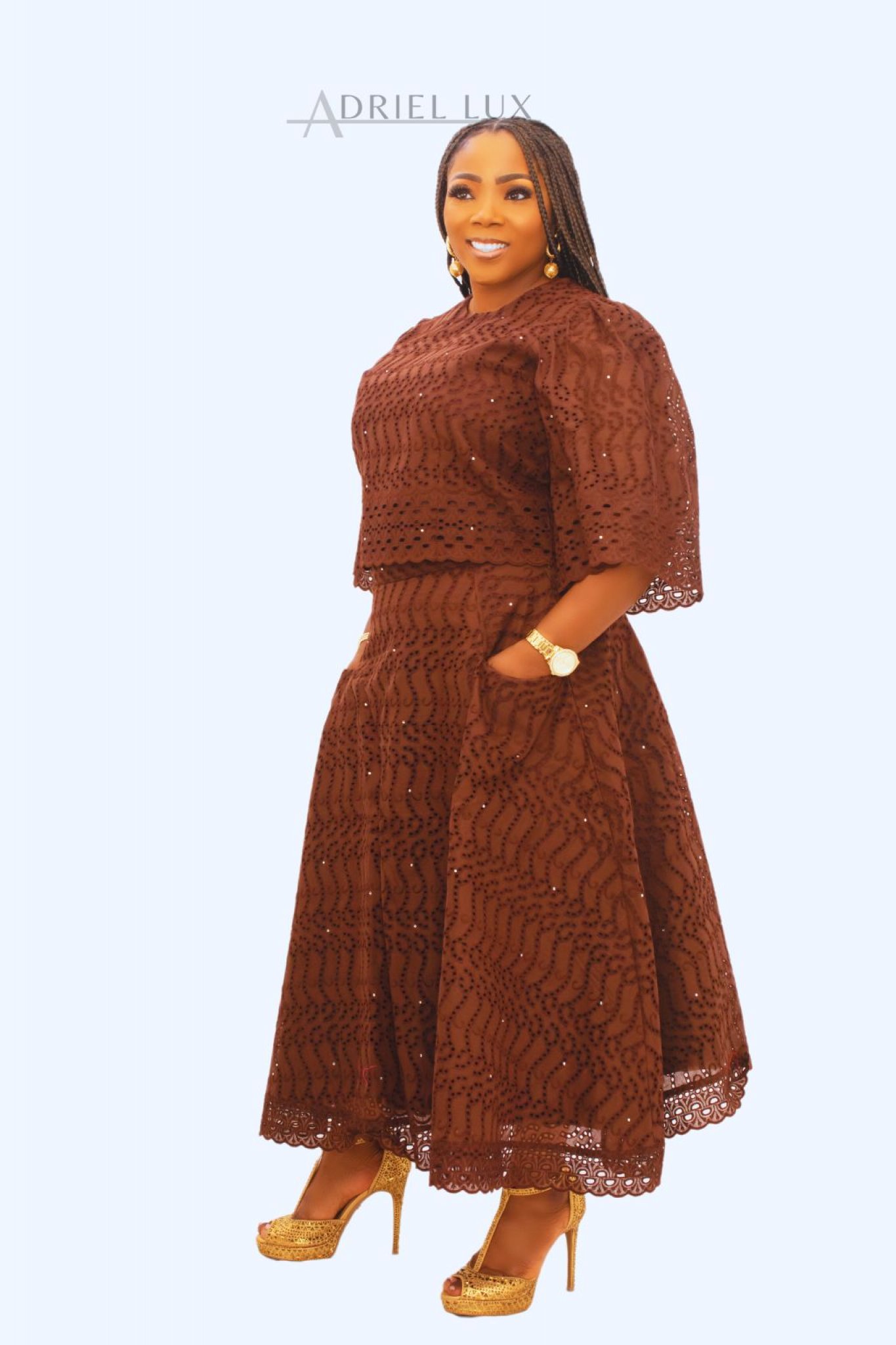 BUJU Dry Lace 2PC Co-Ord Set