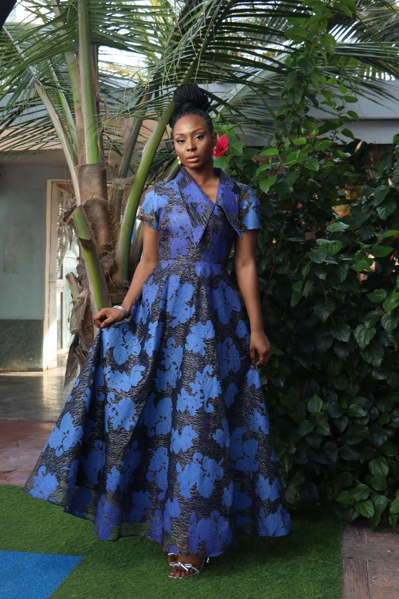 The Brocade Chantilly Maxi Dress